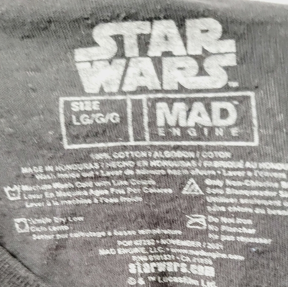 Star Wars The Mandalorian Graphic T-Shirt Large - Picture 4 of 4